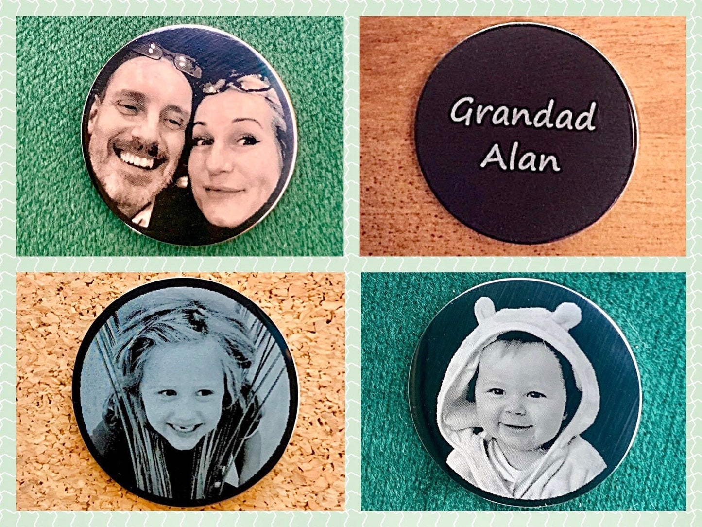 Photo Engraved Golf Ball Marker