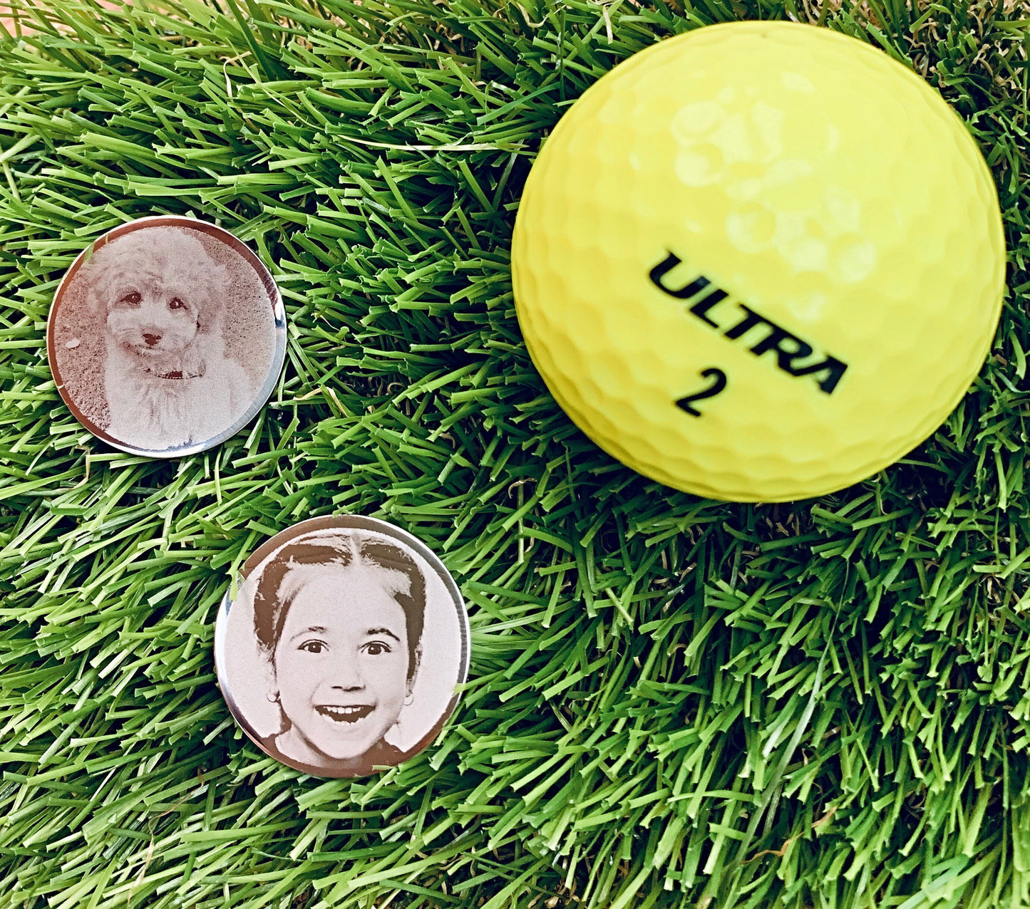 Photo Engraved Golf Ball Marker