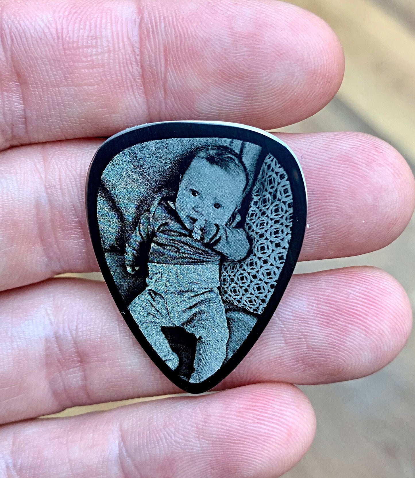 Photo Engraved Guitar Pick