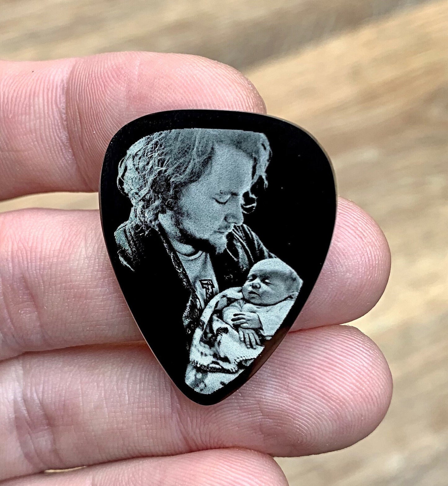 Photo Engraved Guitar Pick