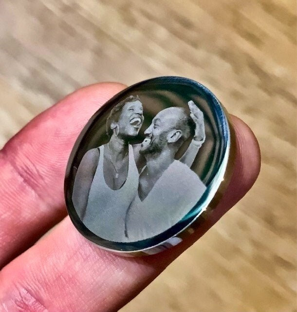 30mm Polished Steel Coin