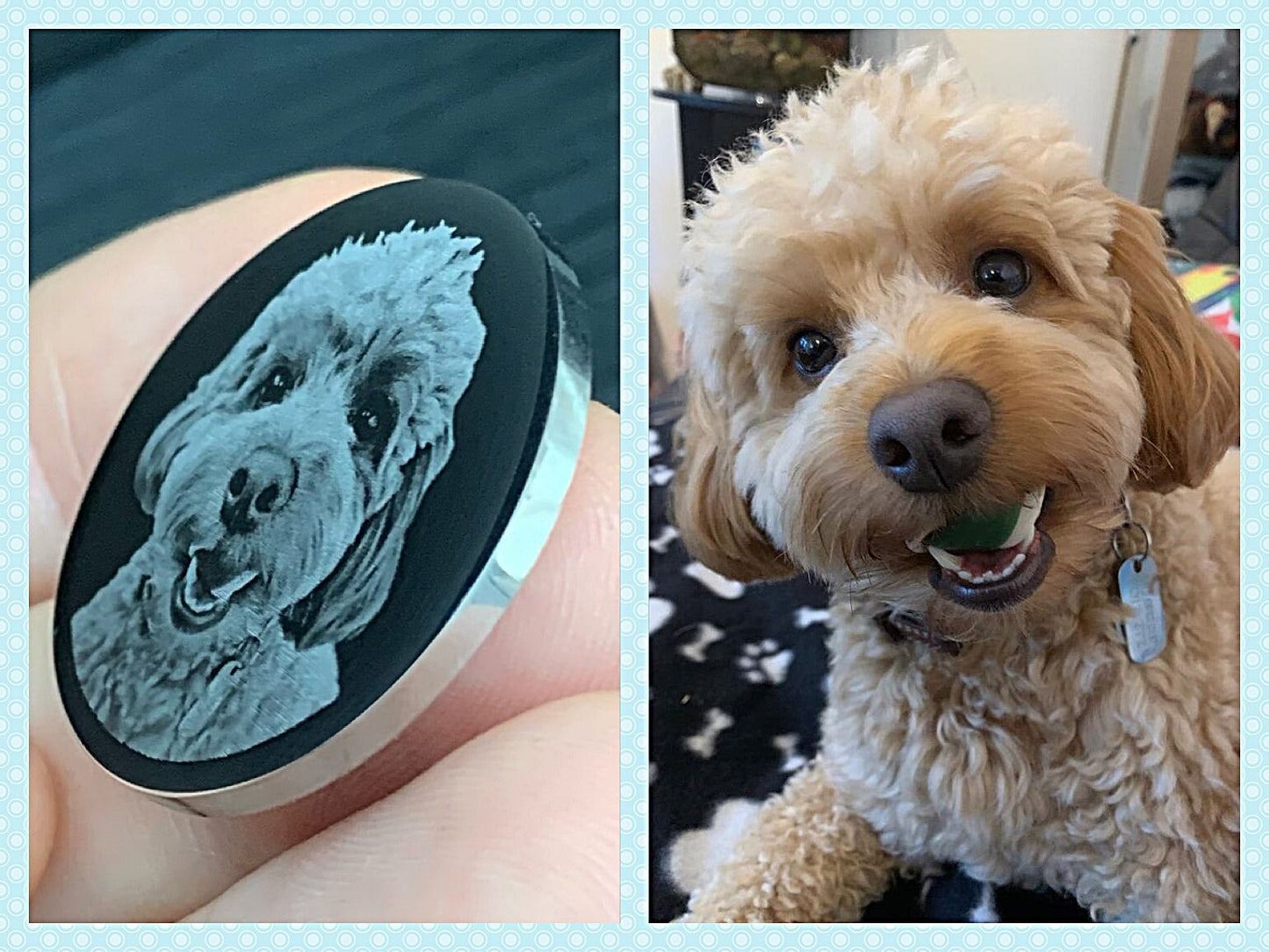 Photo Engraved Pet Keepsake Coin