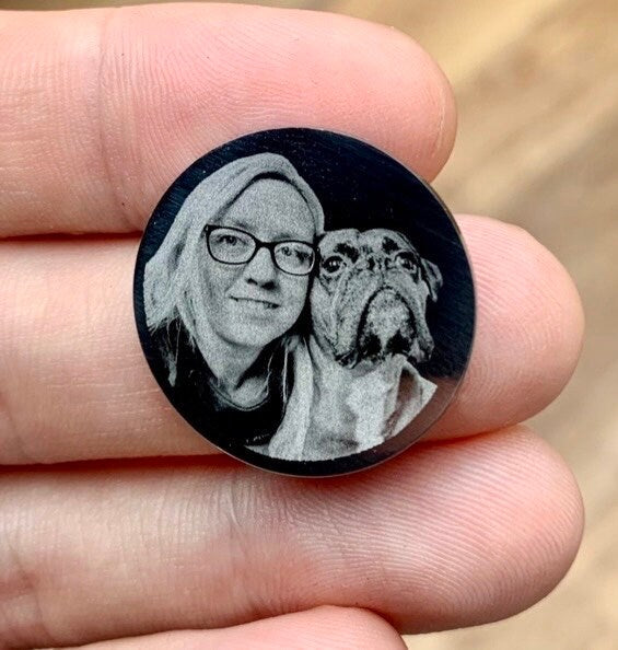 Photo Engraved Pet Keepsake Coin