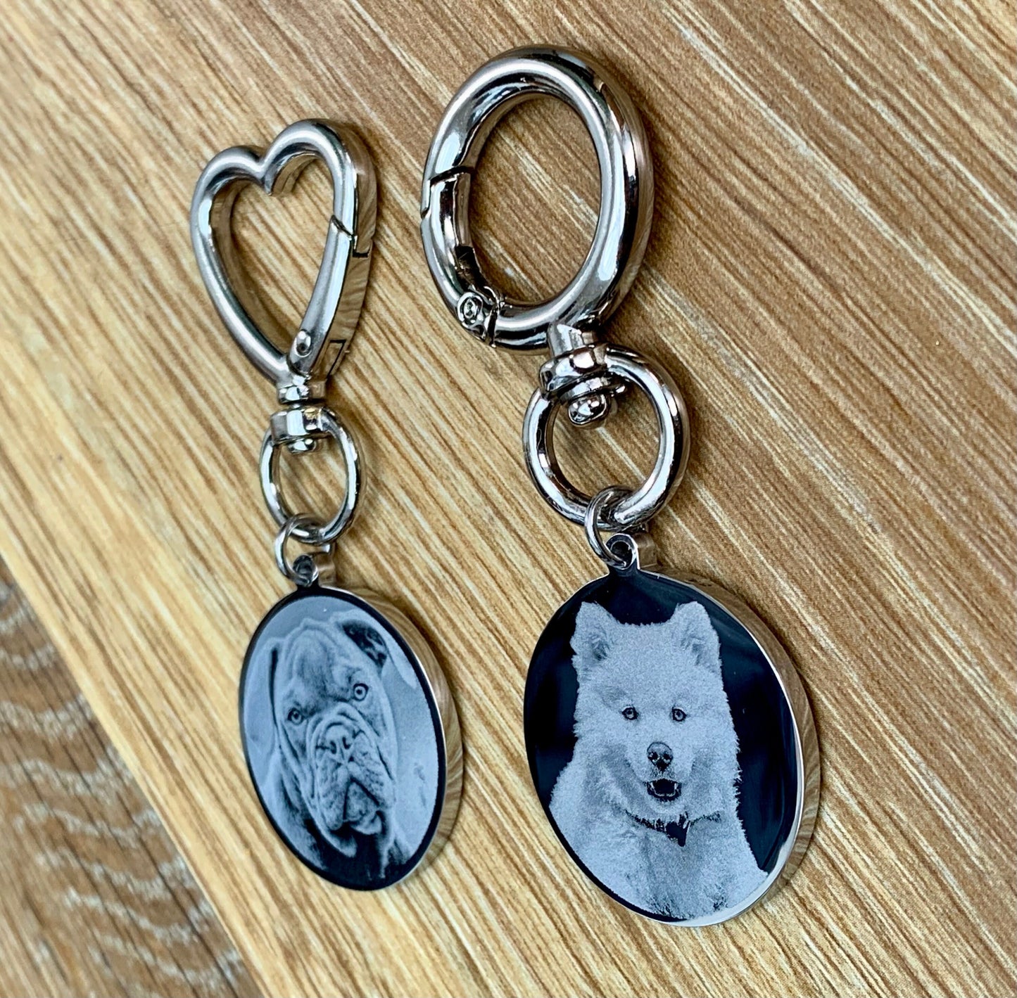 Photo Engraved Pet Keyring