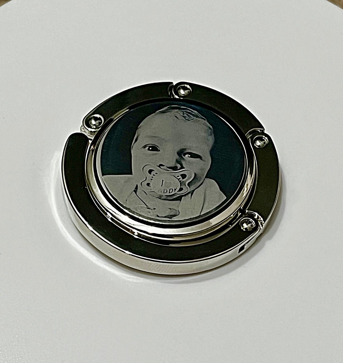 Photo Engraved Handbag Hook